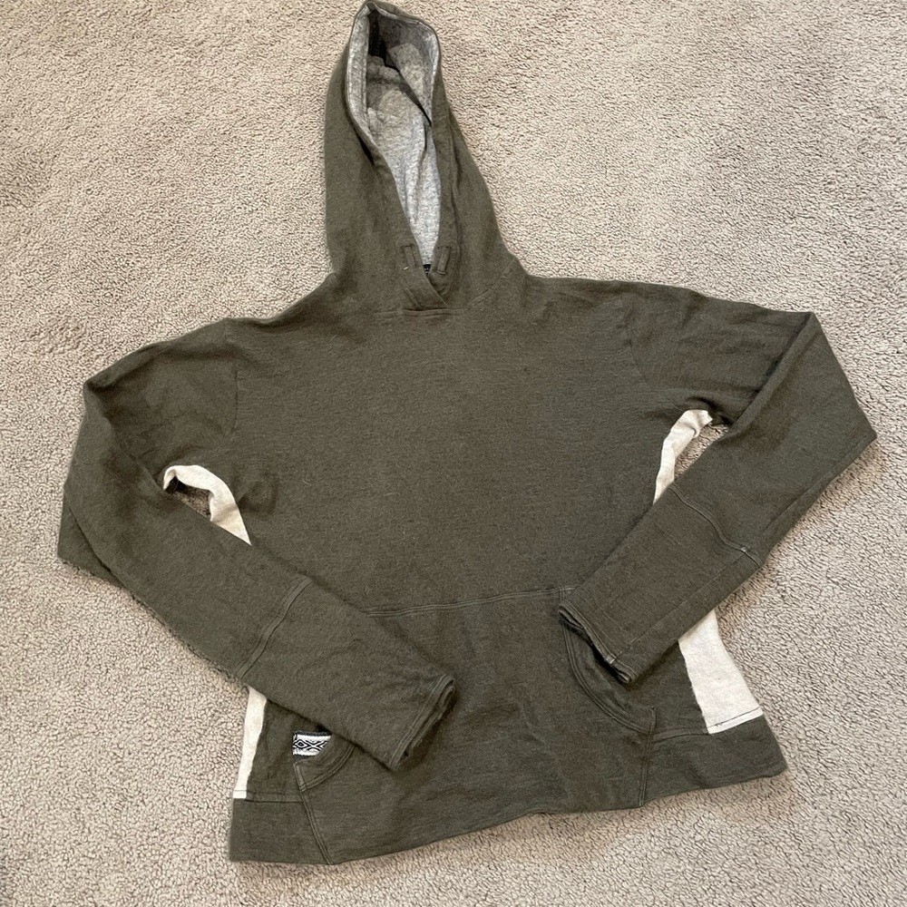 Olive Green Women's Hoodie Sweater